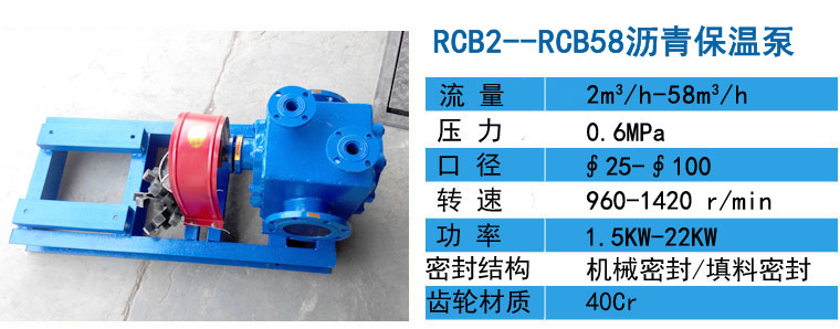 RCB瀝青保溫泵